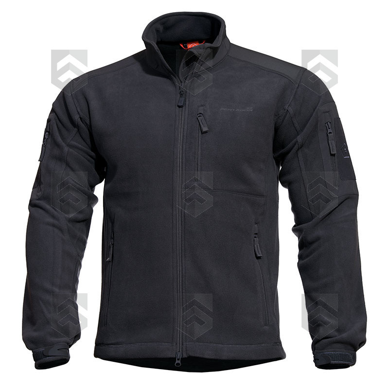Blouson Polaire Army Noir Cityguard - Veste Chaud Et Résistante Avec Renforts