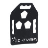 Pack de 2 Plaques Avron Tac-Fitness 3kg Noir