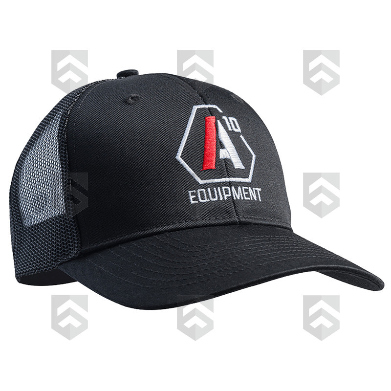 Casquette Brodée Snapback A10 Equipment Noir