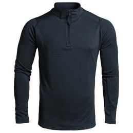 Sweat Zippé Thermo Performer niv-3 A10 Equipment Bleu Marine
