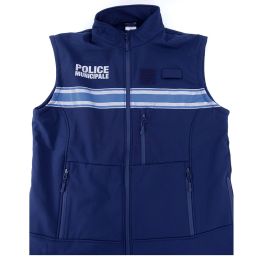 Veste Softshell 2 en 1 Police Municipale Patrol Manches Amovibles