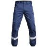 Pantalon Sécurité Incendie HV-Tape Sécu-One A10 Bleu Marine