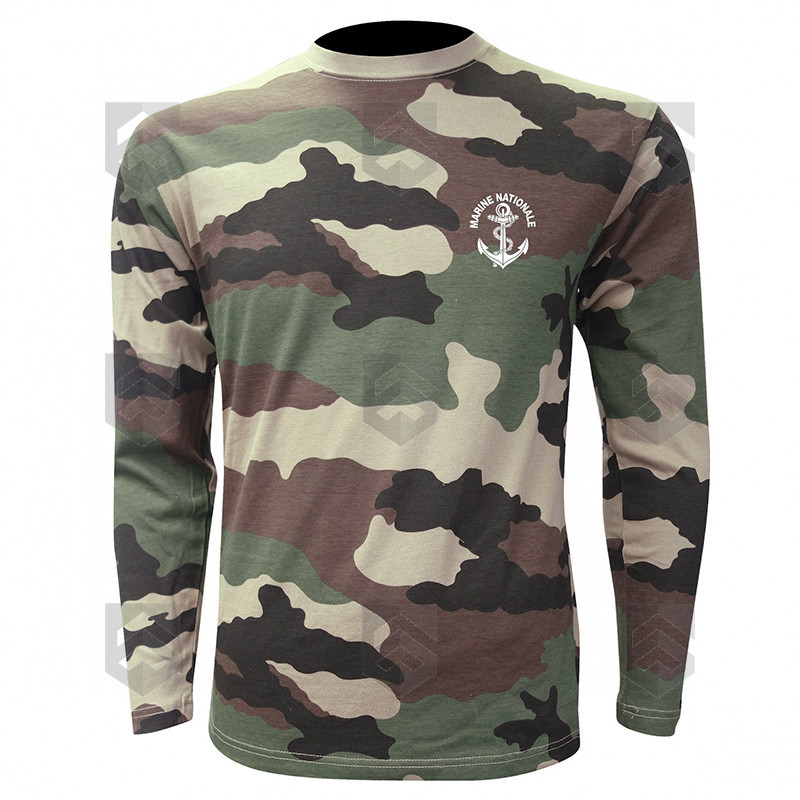 T-shirt Imprimé Marine Nationale OPEX Cam C.E.