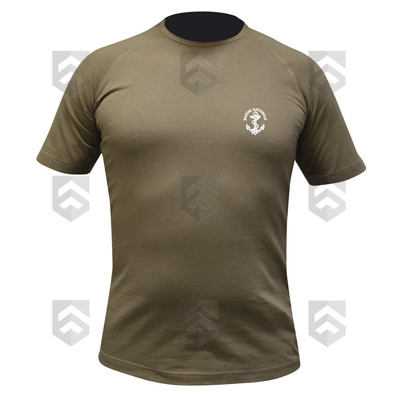 T-shirt Imprimé Marine Nationale Félin OPEX Coyote