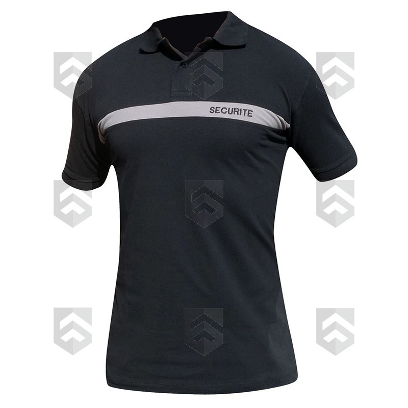 Polo brodé Sécurité Bande Grise Patrol