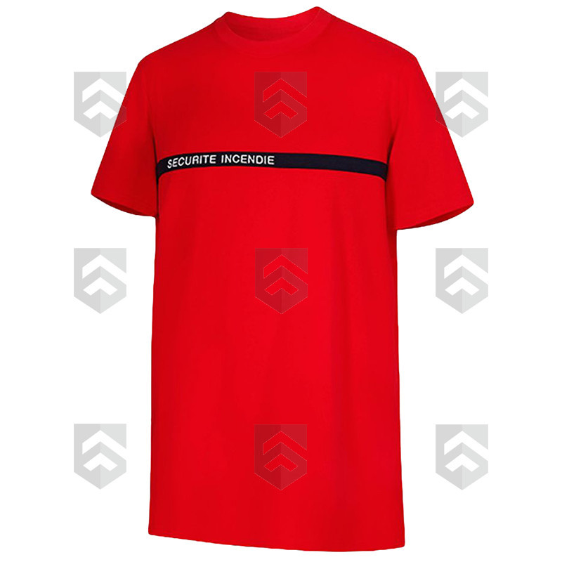 T-shirt Brodé Sécurité Incendie EK