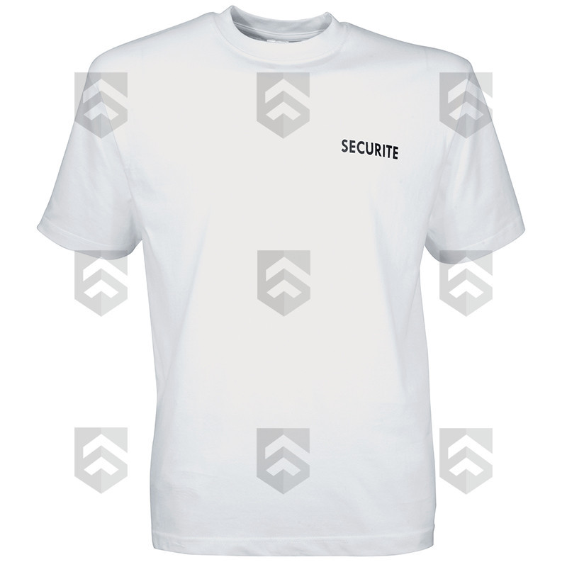 T-shirt Imprimé Sécurité Cityguard Blanc