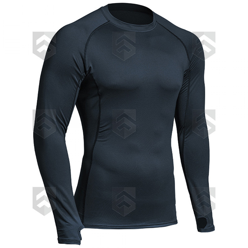 T-Shirt ML Thermo Performer niv-3 A10 Equipment Bleu Marine