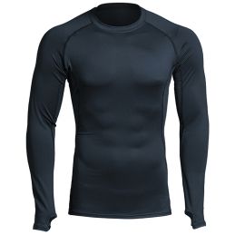 T-Shirt ML Thermo Performer niv-3 A10 Equipment Bleu Marine