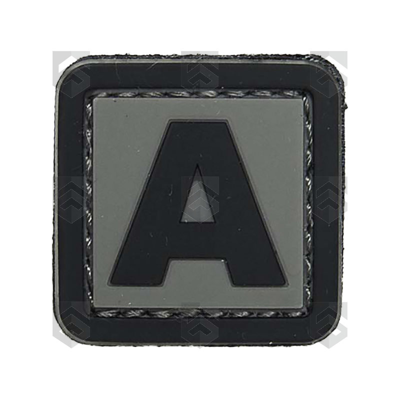 Patch 3D Alphabétique Basse Visibilité