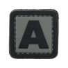 Patch 3D Alphabétique Basse Visibilité