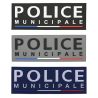 Bande Gomme 3D Police Municipale 10 x 28 cm Liseré Tricolore