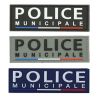 Bande Gomme 3D Police Municipale 3,5 x 10 cm Liseré Tricolore