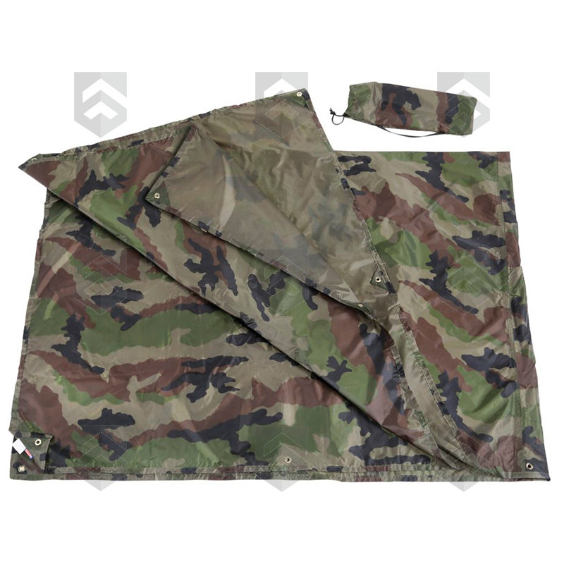 Bâche Terrain 2 x 3 m Ripstop Cityguard Camouflée C.E.