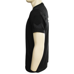 T-shirt Imprimé Gendarmerie Criminalistique Numérique Noir Respirant avec supports Velcro