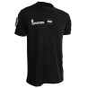 T-shirt Imprimé Gendarmerie Criminalistique Numérique Noir Respirant avec supports Velcro