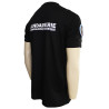 T-shirt Imprimé Gendarmerie Criminalistique Numérique Noir Respirant avec supports Velcro
