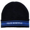 Bonnet Bleu Marine Doublé Polaire brodé Police Municipale DMB
