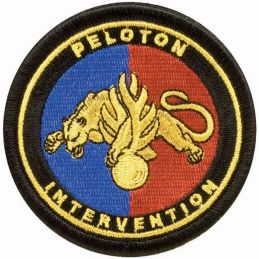 Ecussons de Spécialités Peloton Intervention Brodés