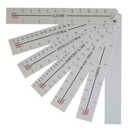 Jeu de réglettes Orientsport pour réglage de tir