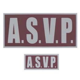 Bandes rétroréfléchissantes ASVP (13 x 28 cm et 6 x 13 cm)