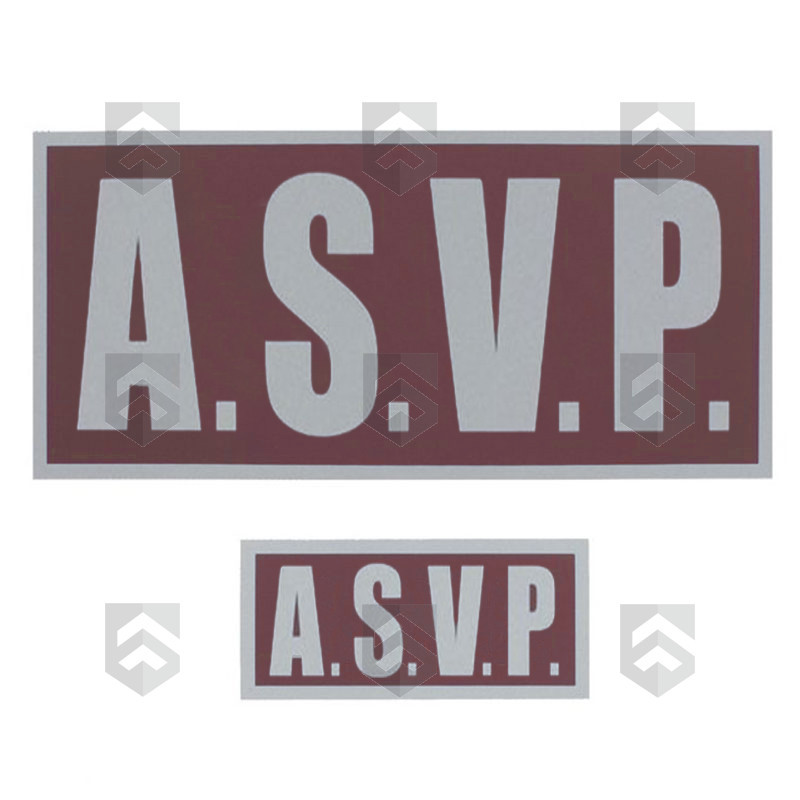 Bandes rétroréfléchissantes ASVP (13 x 28 cm et 6 x 13 cm)