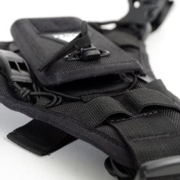 Harnais pour radio HOLSTER 2 Dimatex Noir