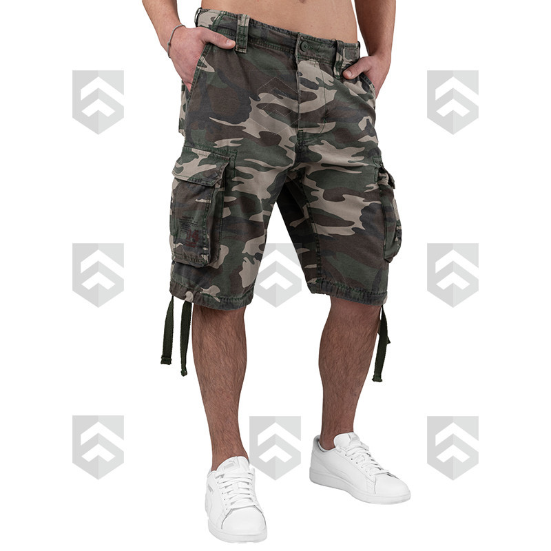 Short Airborne Vintage Woodland