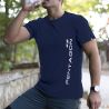 T-shirt MC Pentagon Vertical Bleu Nuit