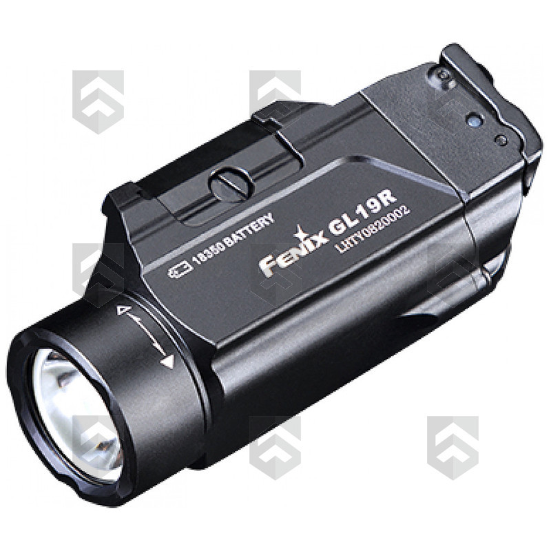 Lampe Tactique Rechargeable pour arme de poing GL19R Fenix 1200Lumens