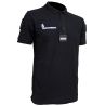 Polo Gendarmerie Départementale MC Noir Imprimé avec supports Velcro