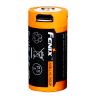 Accu type 16340 Li-ion 700mAh avec prise micro-usb