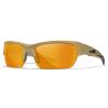 Pack Lunettes Balistiques Valor Wiley X Tan Incolore/Ambré/Fumé