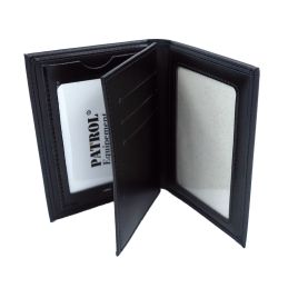 Porte-carte cuir 3 volets format CB