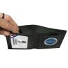 Porte-carte cuir 2 volets format CB et poche Billets Gendarmerie + Médaille 