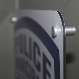 Panneau Alupanel Ecusson Police Municipale pour l'extérieur