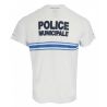 T-shirt Police Municipale Airflow DMB Blanc