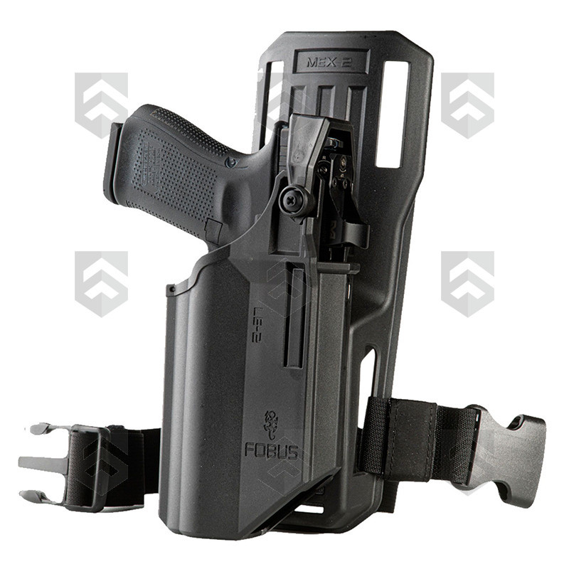 Holster avec Lampe et Red Dot Fobus pour Glock 19,19X,17,45 