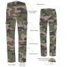 Pantalon de combat F3 Léger Ripstop GP Tactique Cam C.E