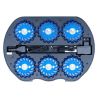 Kit de balises Intersignaletic avec valise Bleu