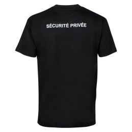 T-shirt Imprimé Sécurité Petite Fenêtre Cityguard Noir