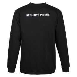 Sweat Imprimé Sécurité Petite Fenêtre Cityguard Noir