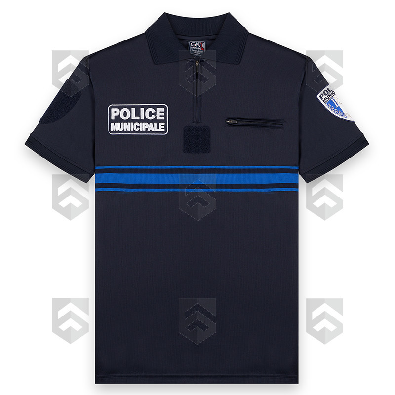 Polo Police Municipale Respirant Col Zippé GK Pro