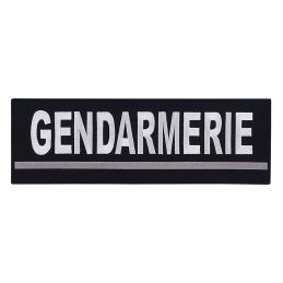 Bande brodée Gendarmerie 10 x 30 cm Liseré Organisation Groupes