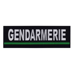 Bande brodée Gendarmerie 10 x 30 cm Liseré Organisation Groupes