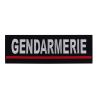 Bande brodée Gendarmerie 10 x 30 cm Liseré Organisation Groupes