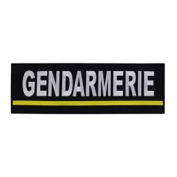 Bande brodée Gendarmerie 10 x 30 cm Liseré Organisation Groupes
