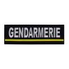 Bande brodée Gendarmerie 10 x 30 cm Liseré Organisation Groupes