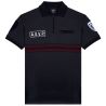 Polo ASVP Respirant Col Zippé GK Pro Bleu Marine