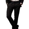 Pantalon de Costume Coupe Ajustée Noir Patrol